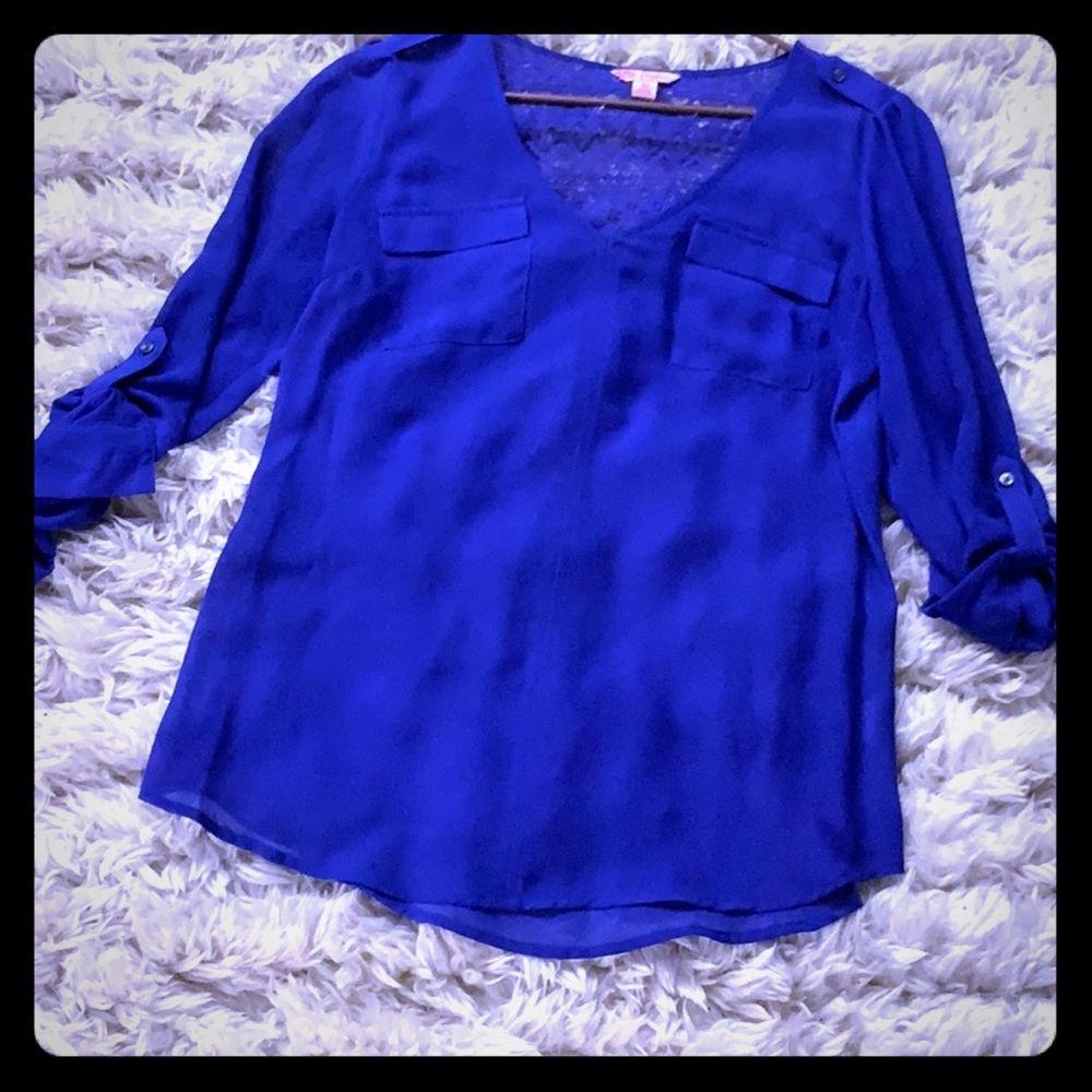 Periwinkle Blouse! Size Medium